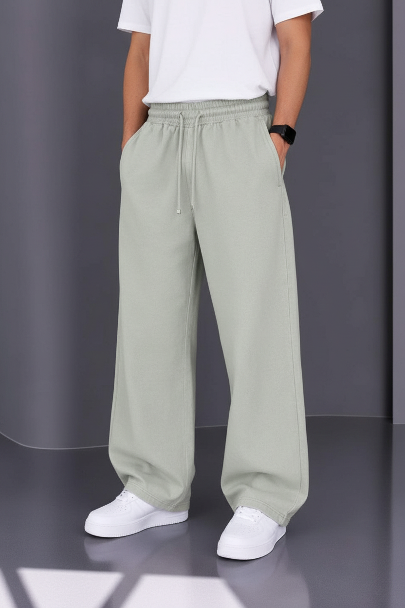 Παντελόνι Heavy Cotton Relaxed Pull-On Studio –  Χακί