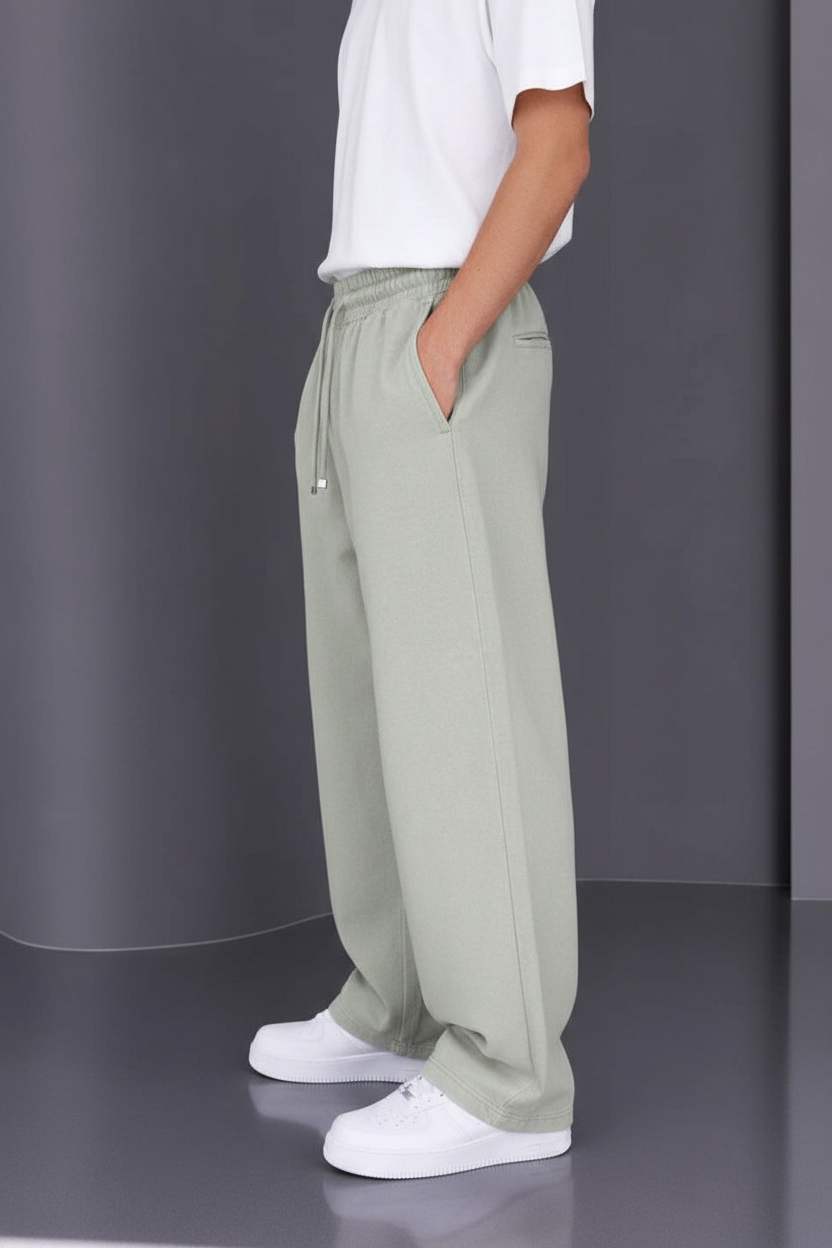 Παντελόνι Heavy Cotton Relaxed Pull-On Studio –  Χακί