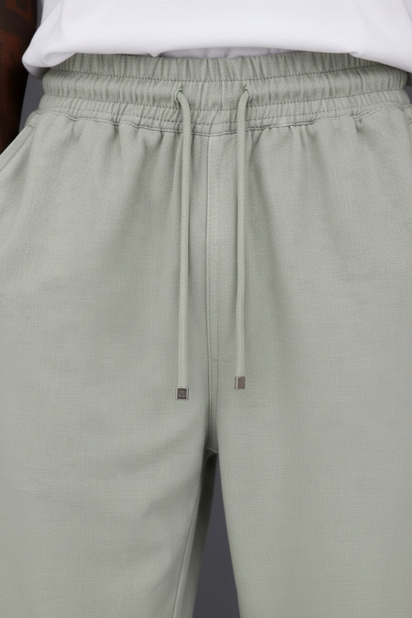 Παντελόνι Heavy Cotton Relaxed Pull-On Studio –  Χακί