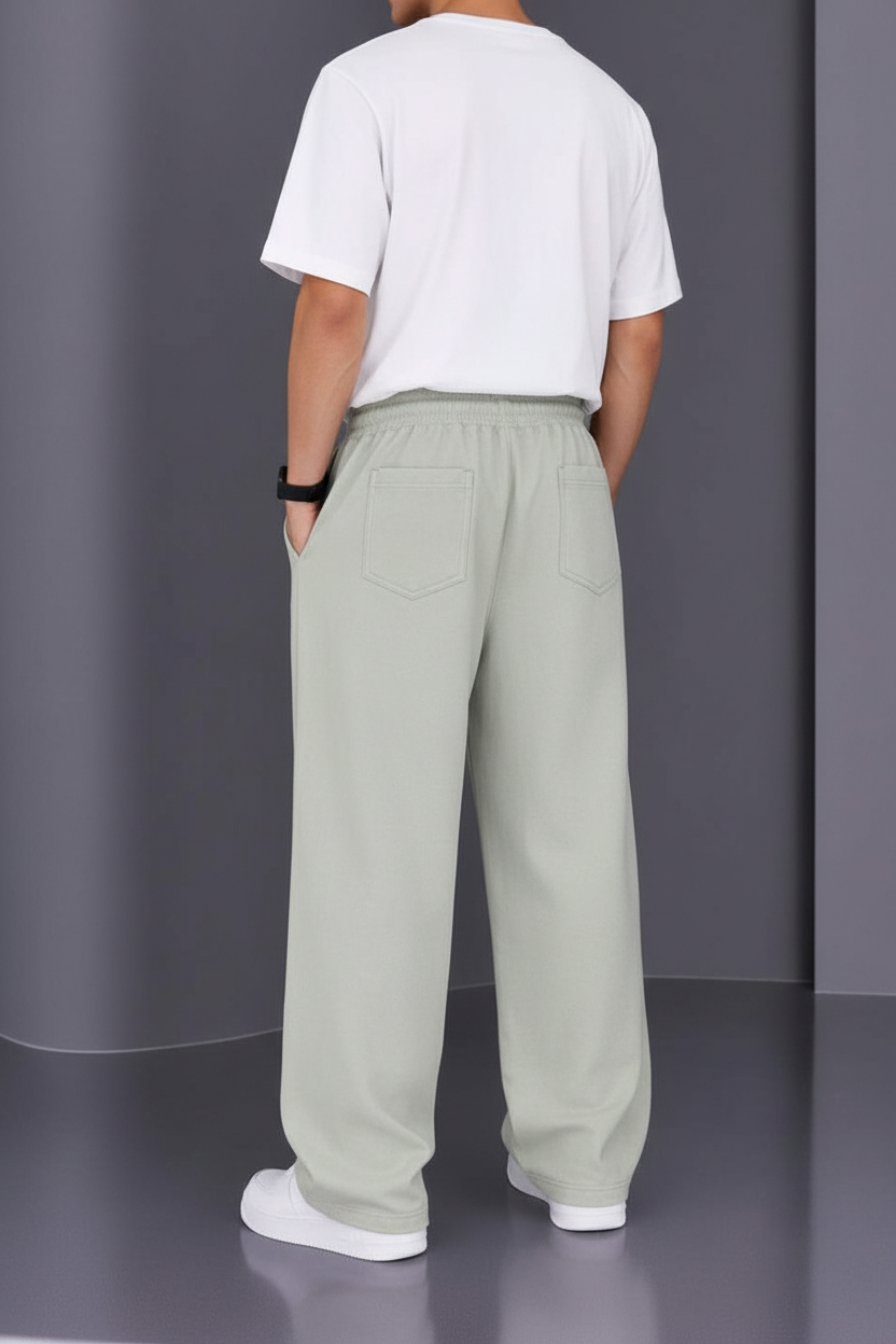 Παντελόνι Heavy Cotton Relaxed Pull-On Studio –  Χακί