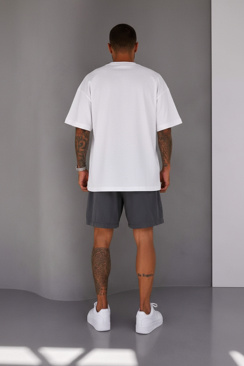 Βερμούδα Tencel-Blend Urban Drawstring Studio – Ανθρακί