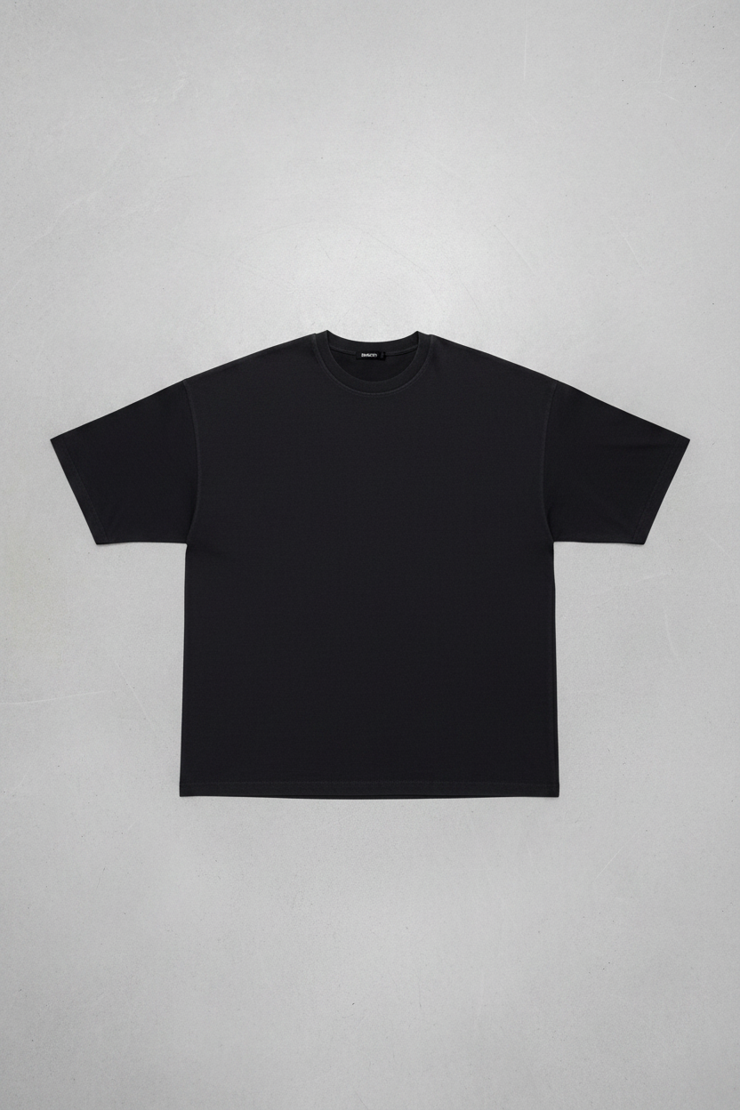 T-Shirt Relax Fit- Μαύρο