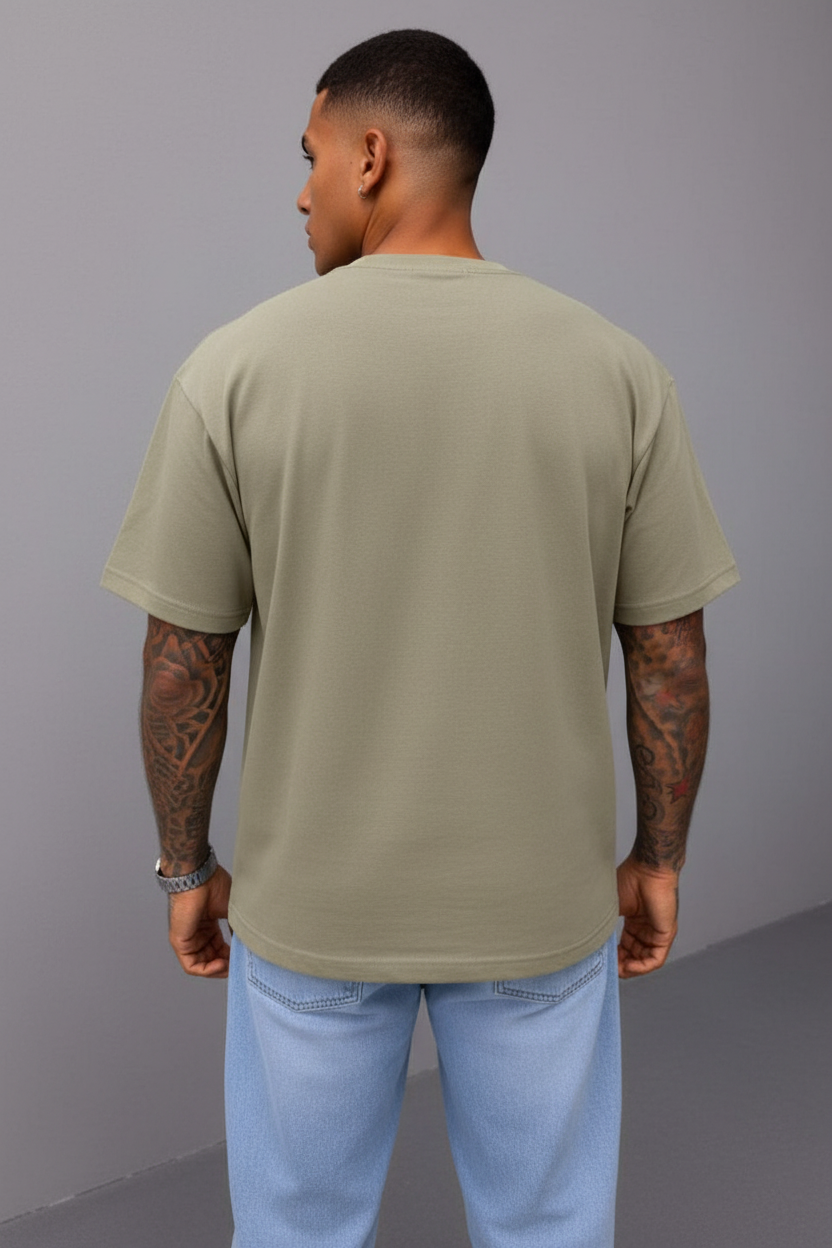 T-Shirt Relax Fit- Χακί
