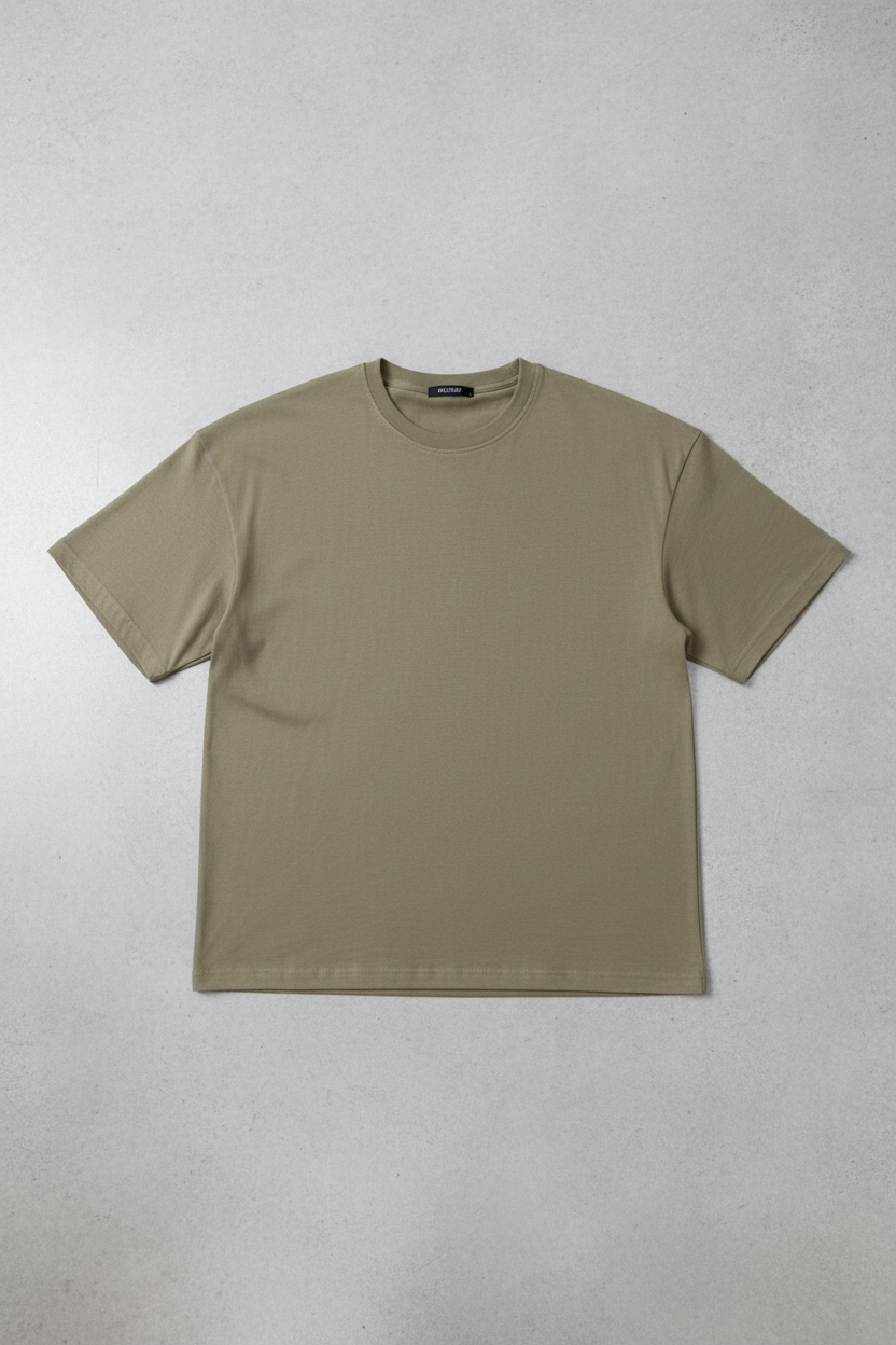 T-Shirt Relax Fit- Χακί