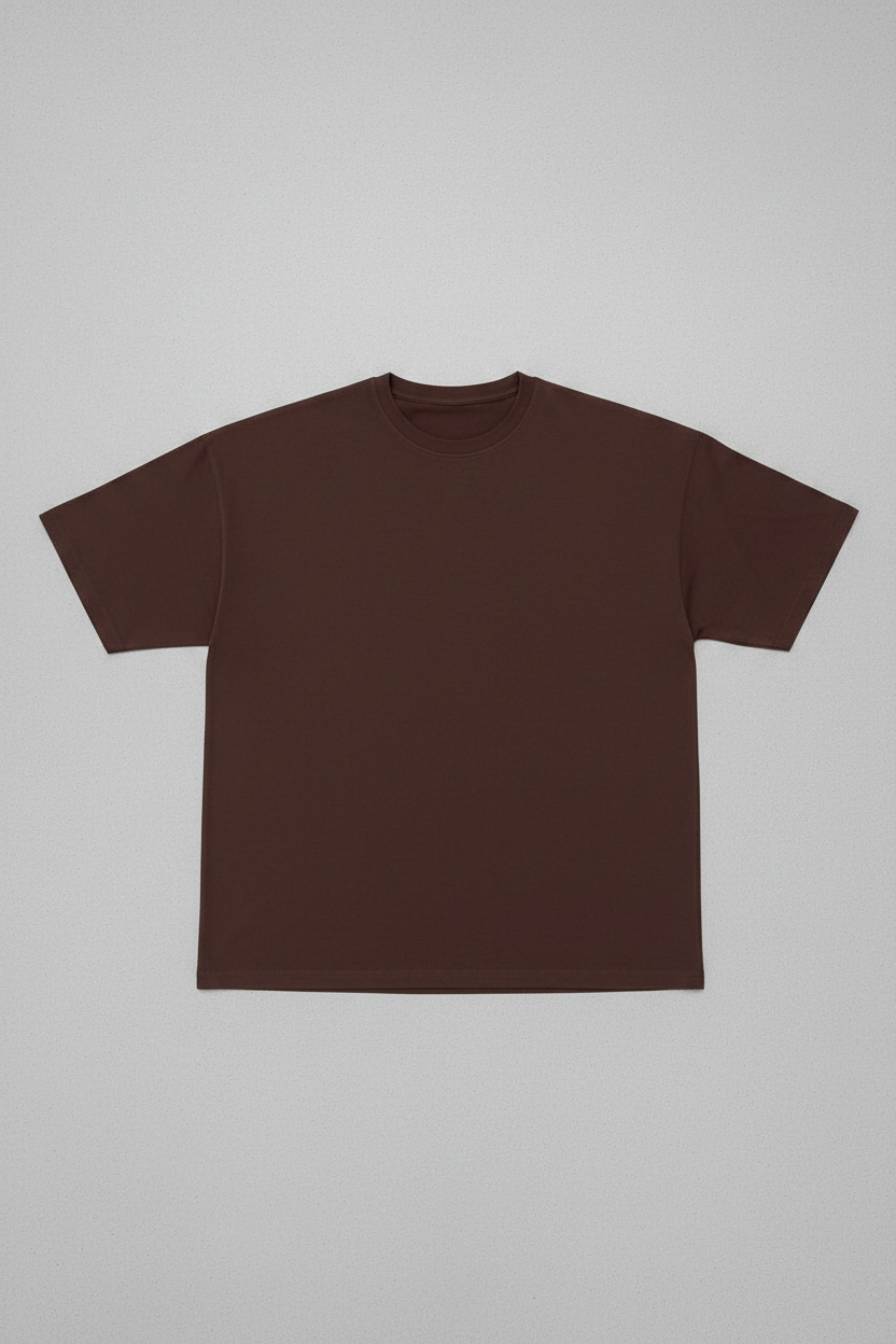 T-Shirt Relax Fit- Καφέ