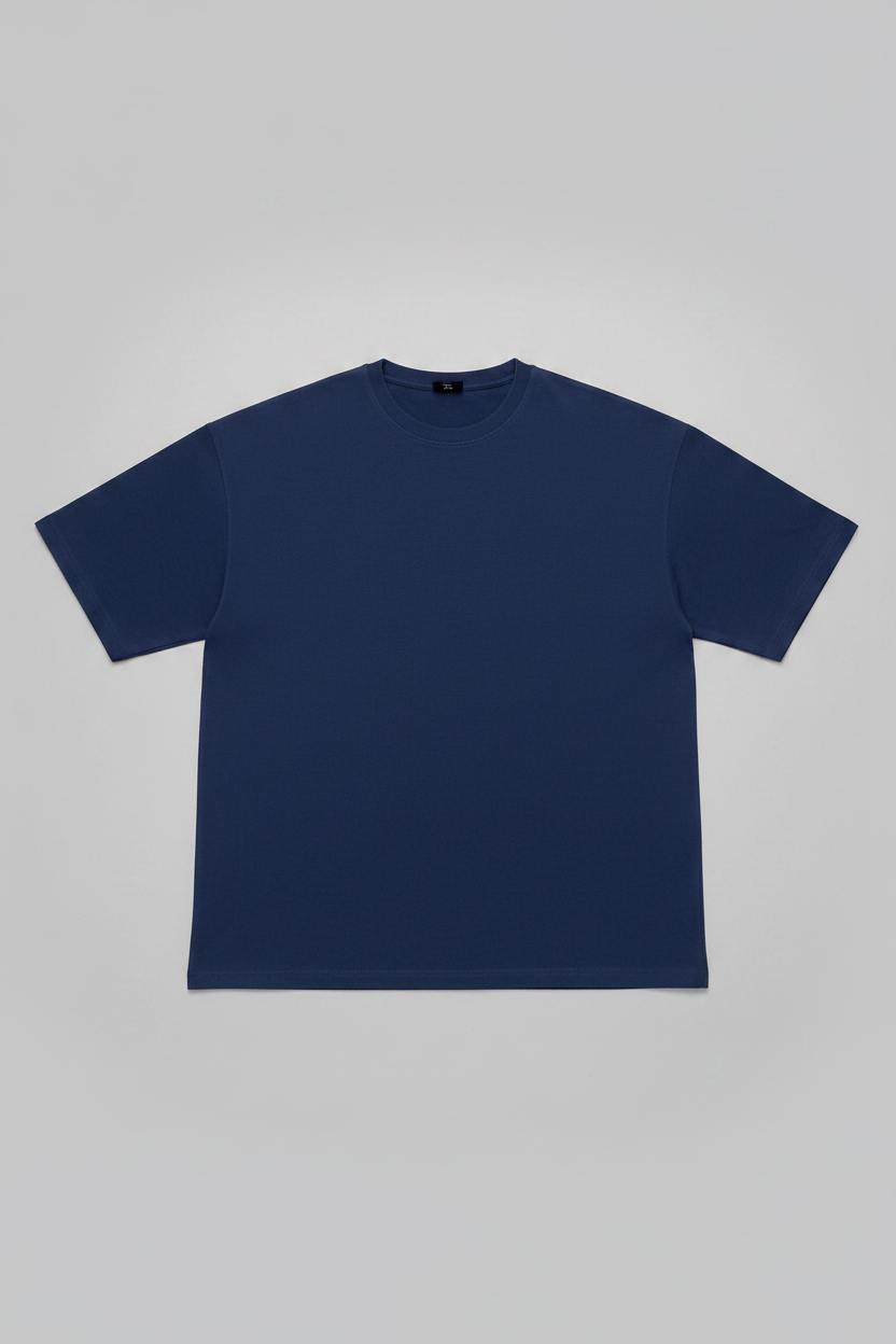 T-Shirt Relax Fit-   Μπλε