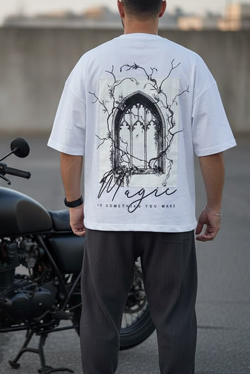 Magic Oversized T-Shirt – Λευκό