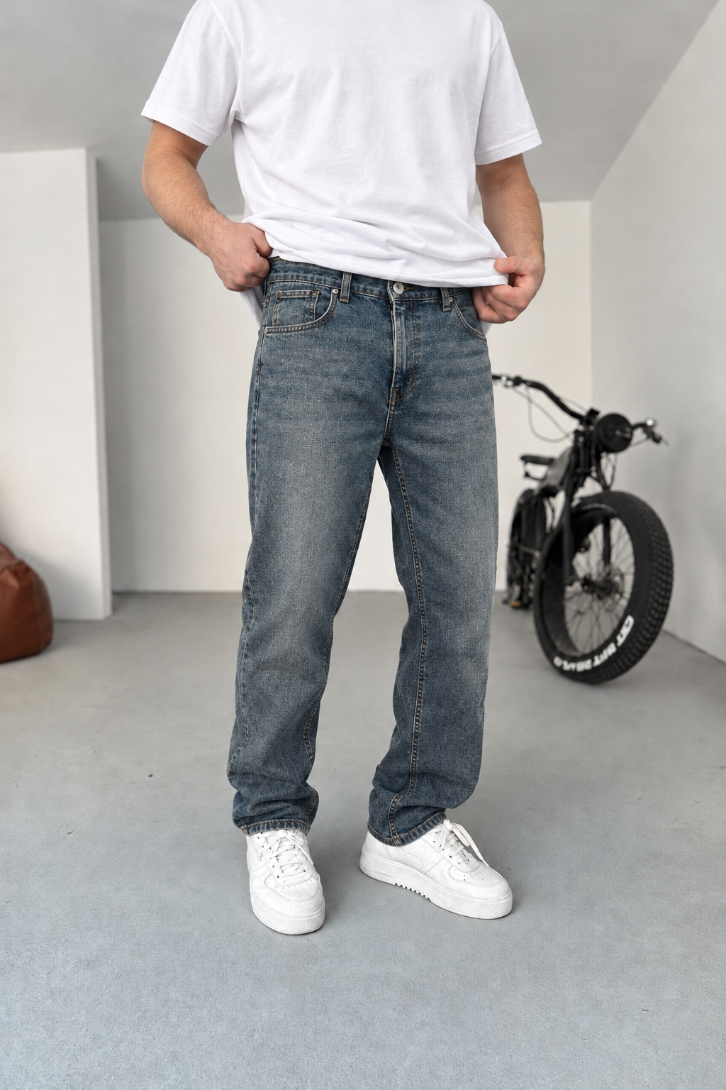 Regular Fit Stretch Jeans – Vintage Sky Blue
