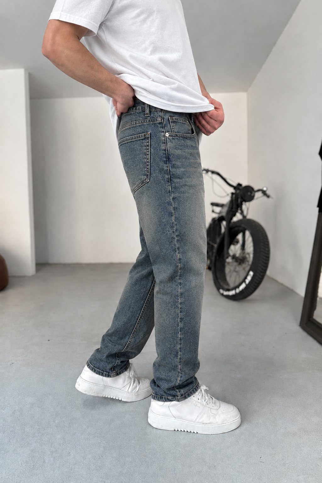 Regular Fit Stretch Jeans – Vintage Sky Blue