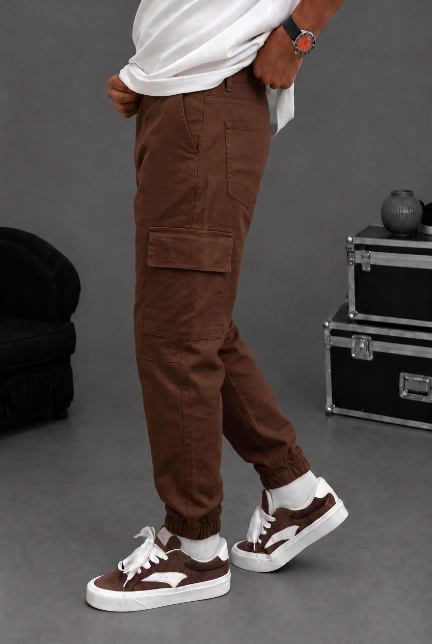 Παντελόνι Cargo Jogger Urban Utility – Καφέ