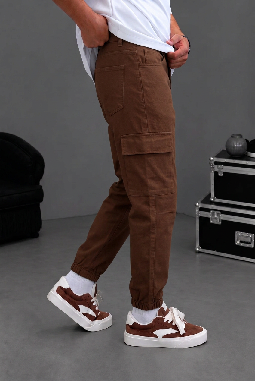 Παντελόνι Cargo Jogger Urban Utility – Καφέ