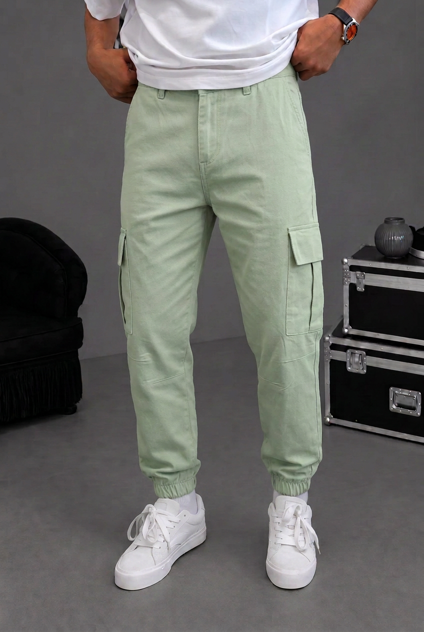 Cargo Jogger Urban Utility Trousers – Mint