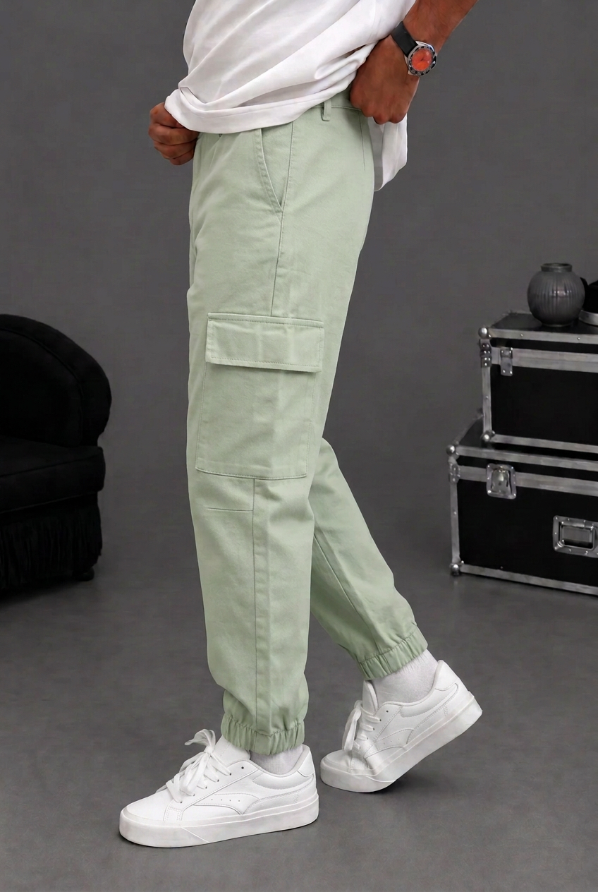 Cargo Jogger Urban Utility Trousers – Mint