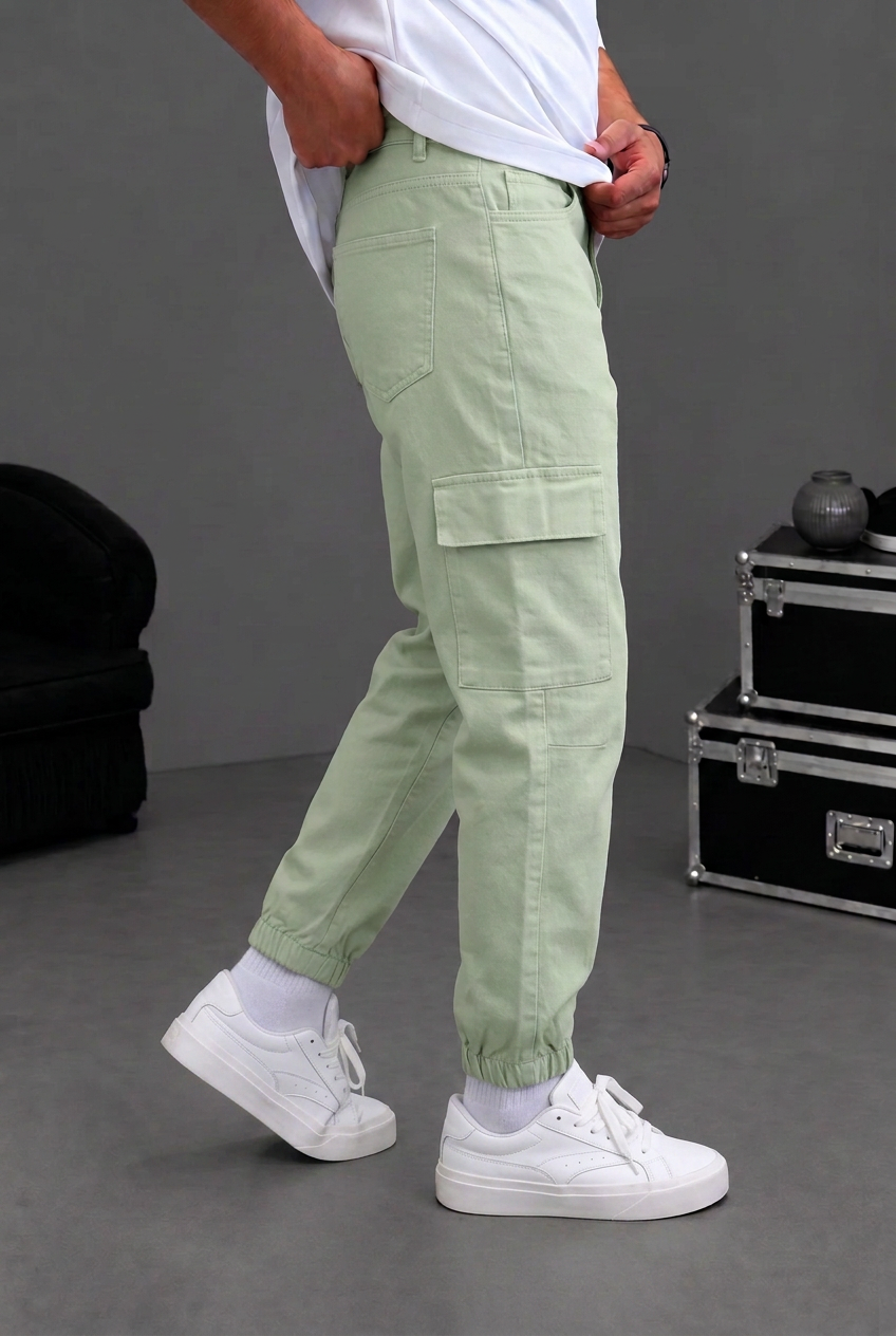 Cargo Jogger Urban Utility Trousers – Mint