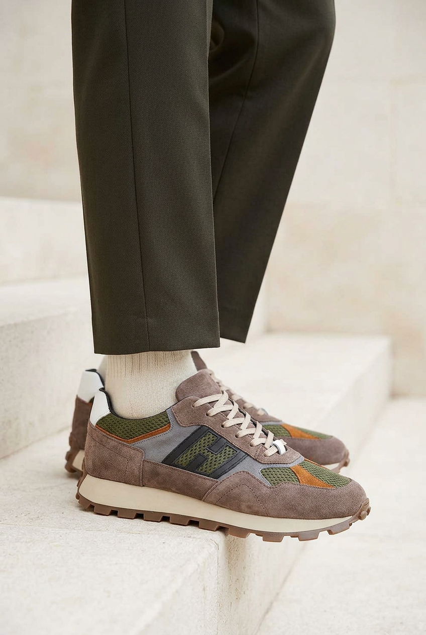 Αθλητικά Παπούτσια Suede Retro Runner Studio – Βιζόν