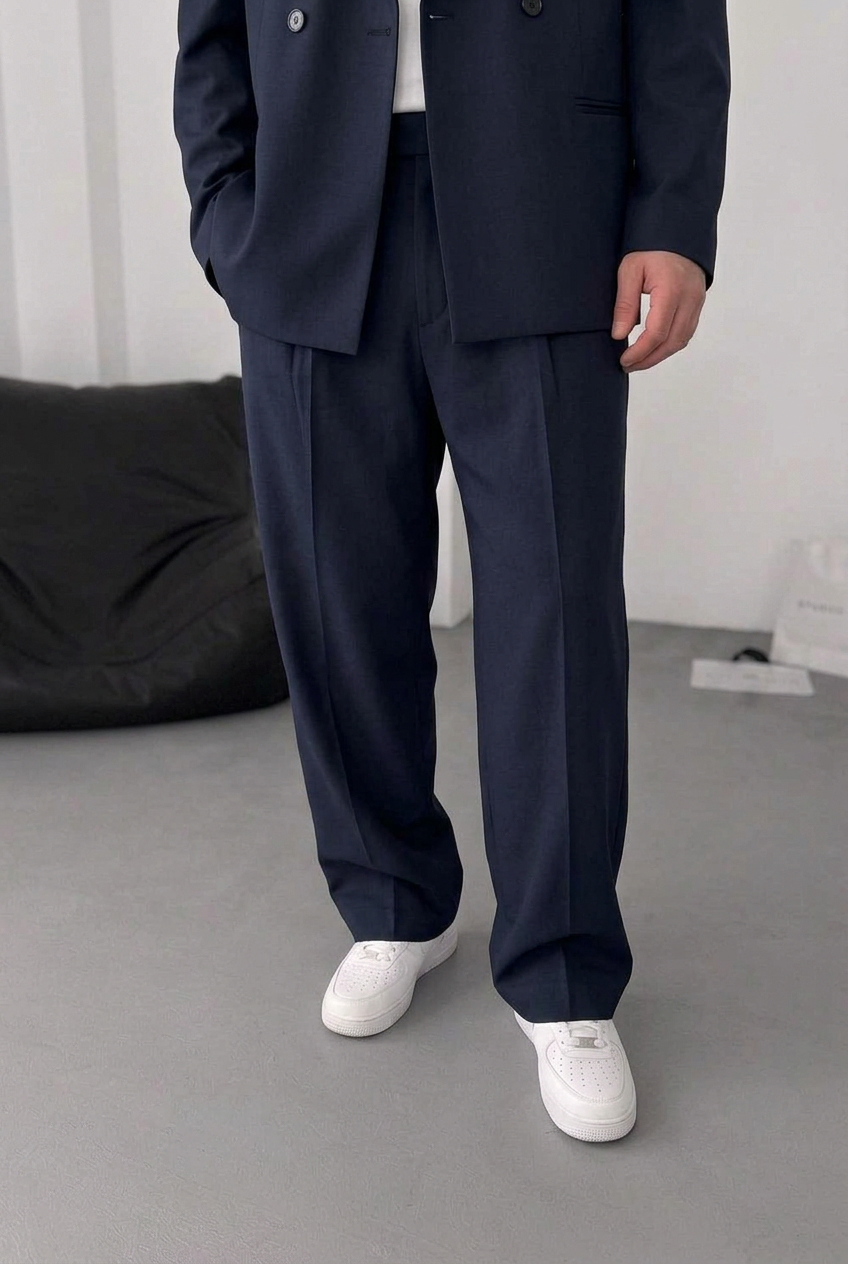 Oversized Suit "AGIBOSS" – Dark Blue