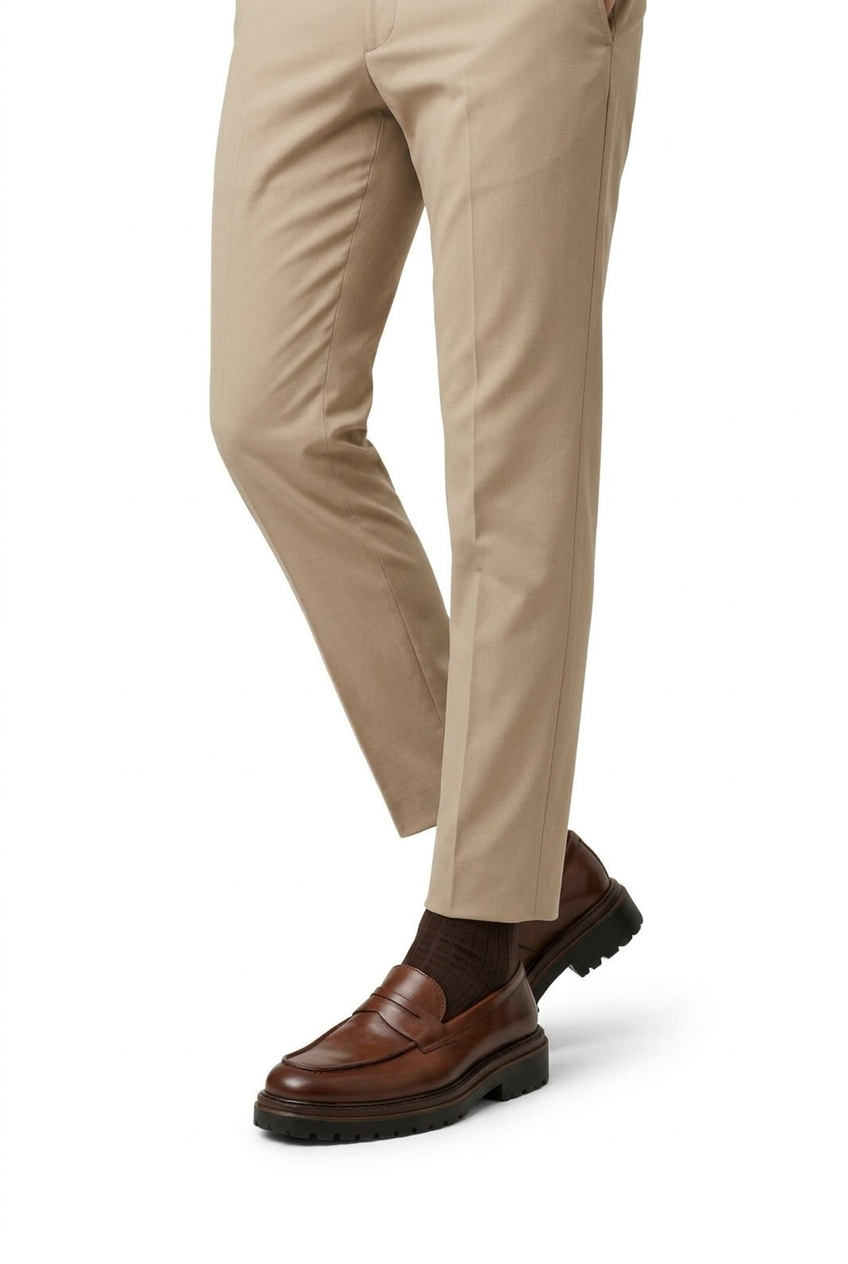 Classic Leather Shoe – Brown