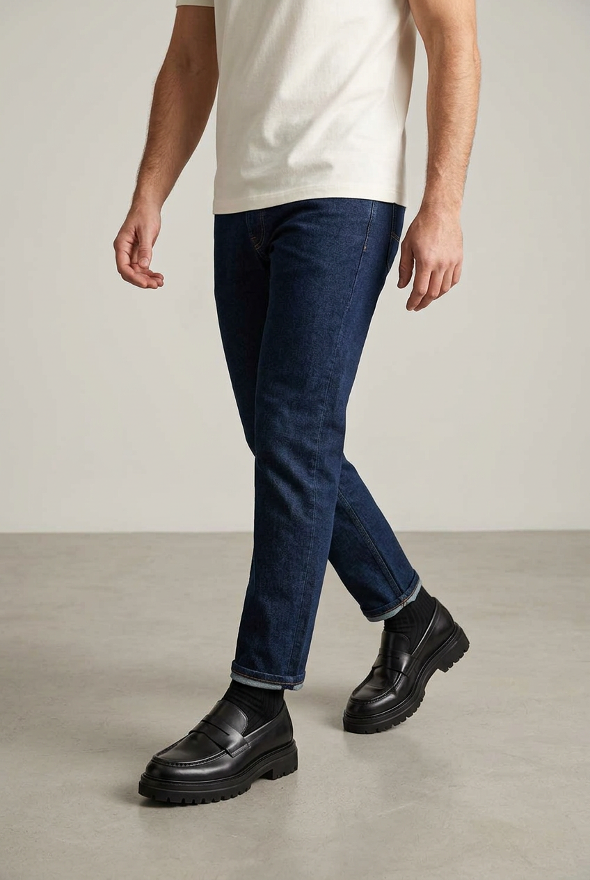 Classic Leather Shoe – Black