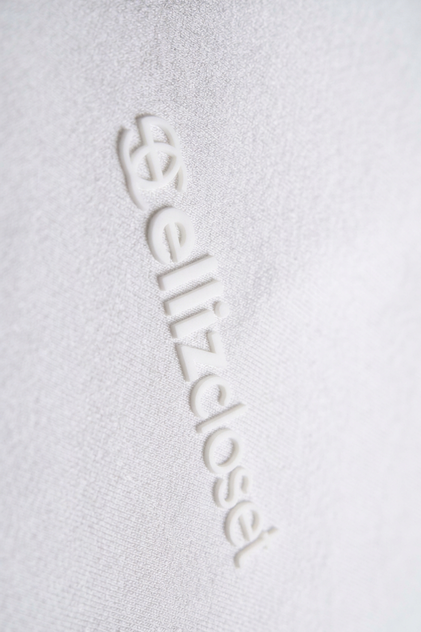 Basic Oversized T-Shirt with Logo – White