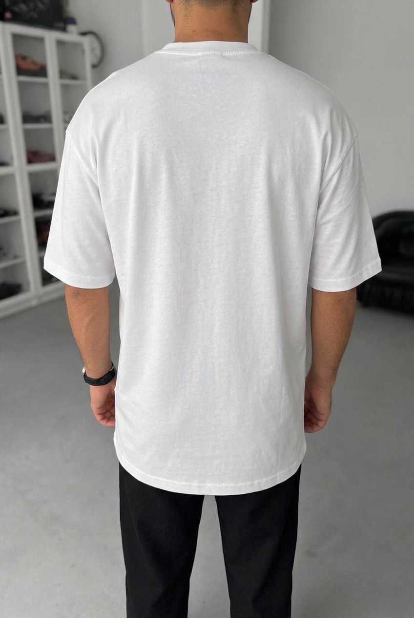 Basic T-Shirt Long Edition – White