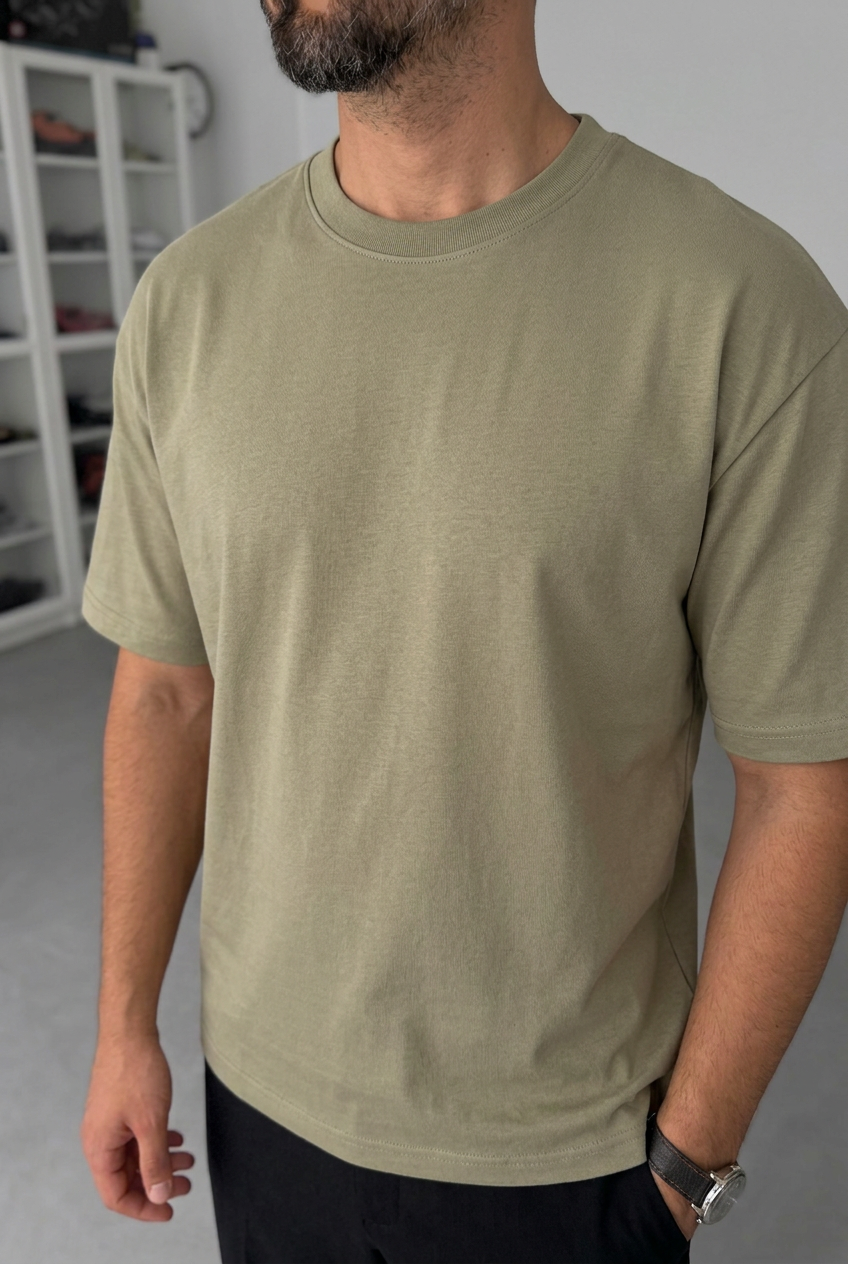 Relaxed Fit T-Shirt – Khaki