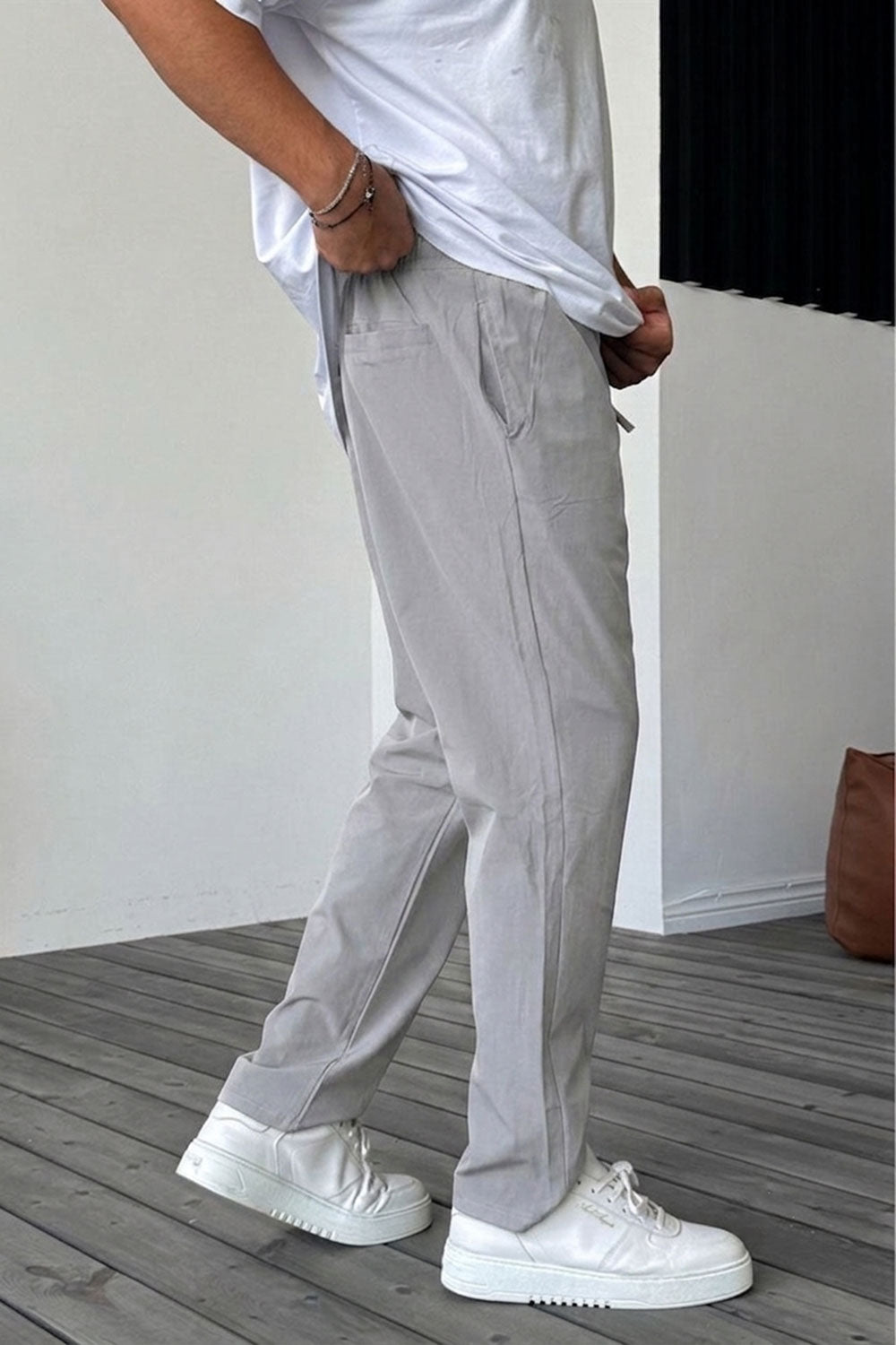 Parachute Παντελόνι Baggy Με Ελαστικότητα Και Λάστιχο Στη Μέση - Γκρι