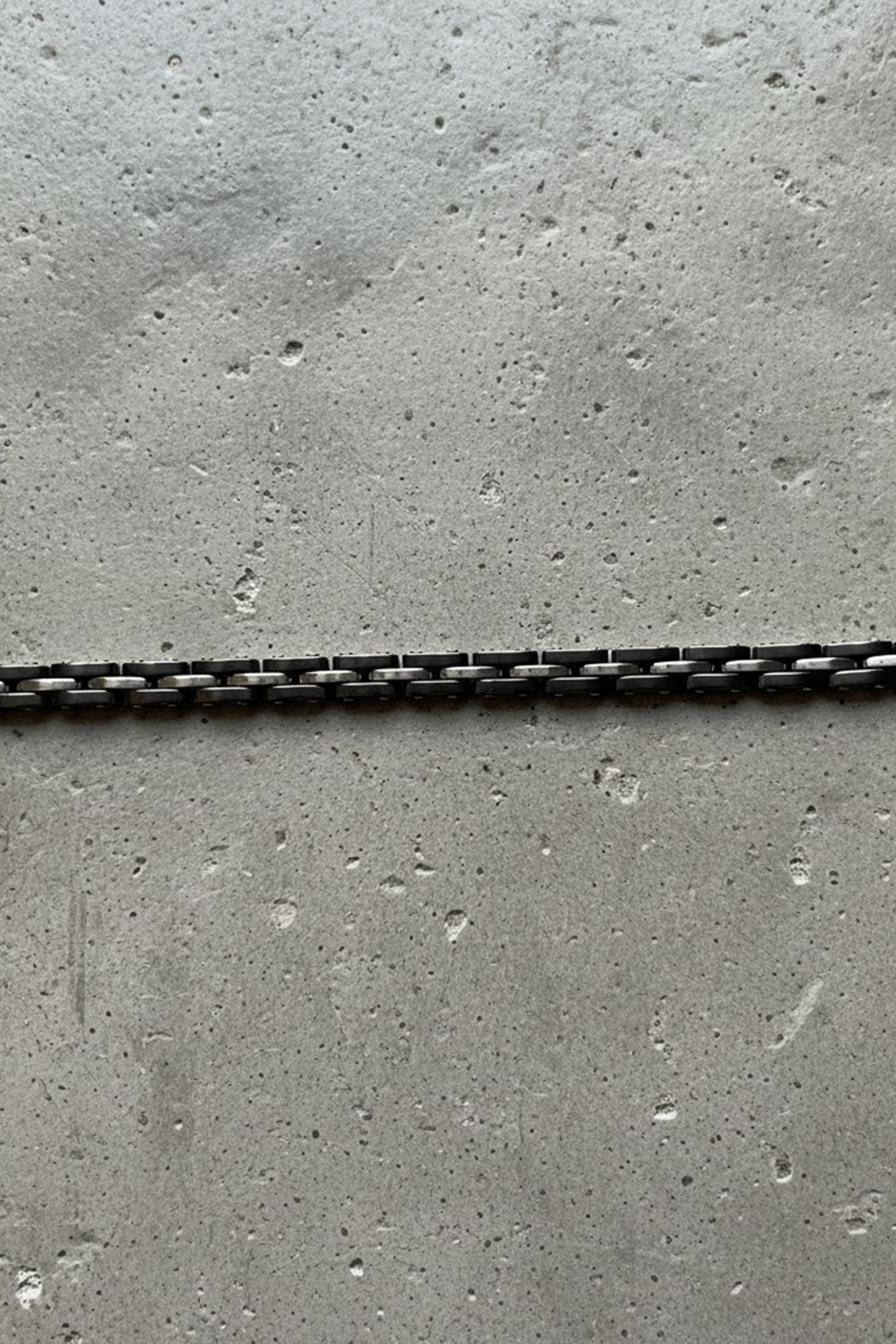 Motorcycle / Bike chain bracelet- Ασήμι