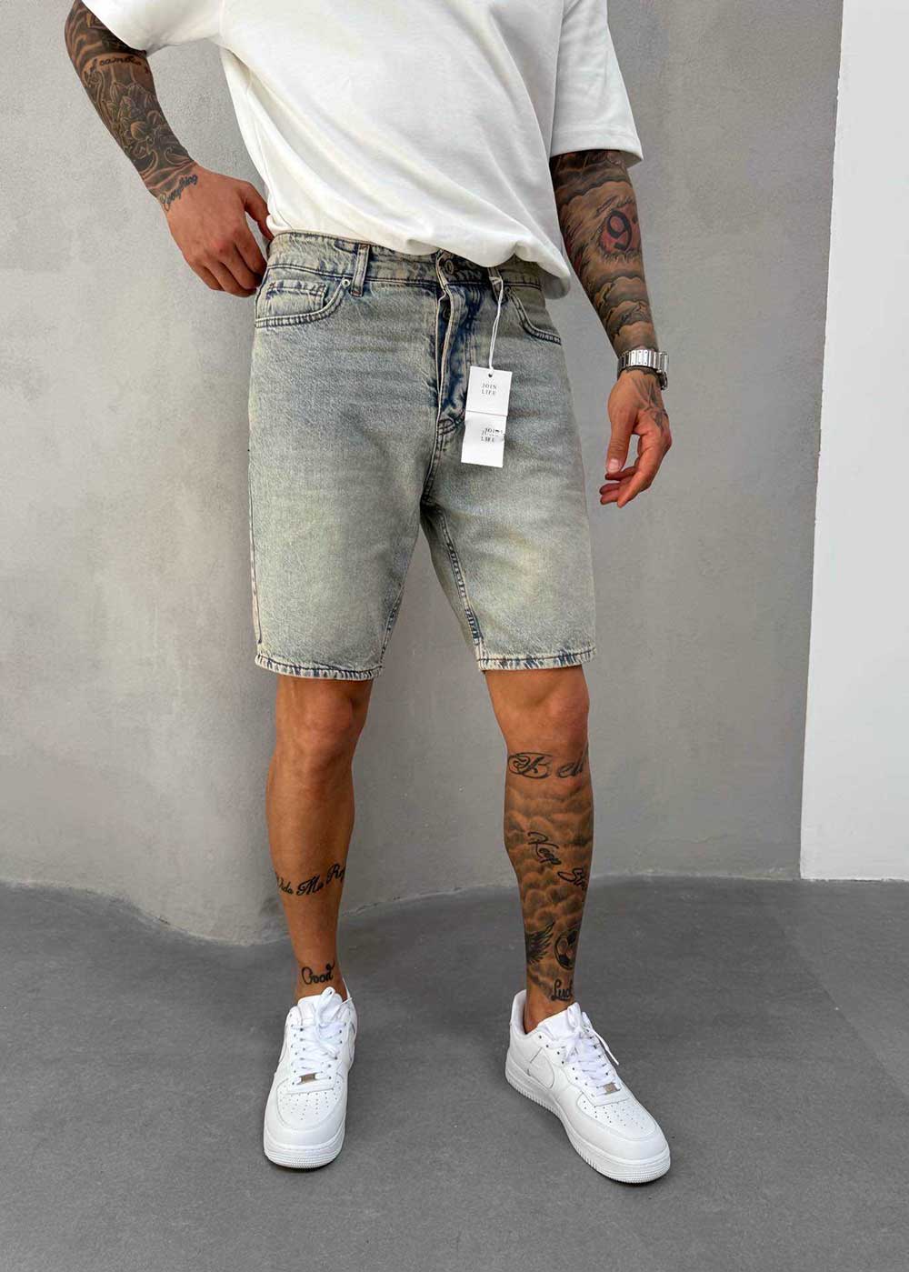 Denim Βερμούδα Relax-Acid Wash – 2