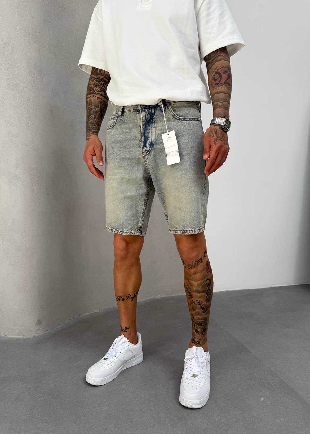 Denim Βερμούδα Relax-Acid Wash – 3