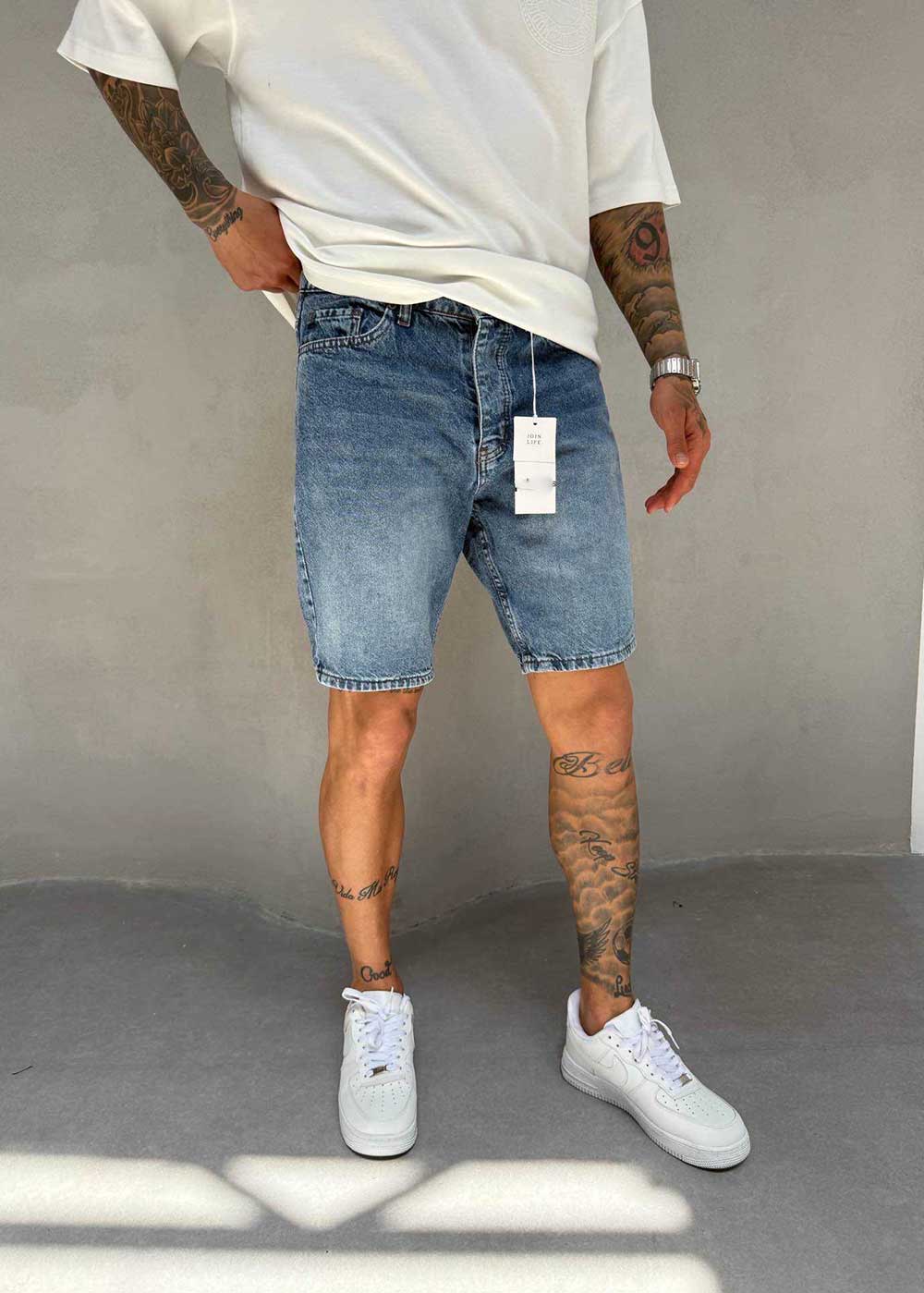 Denim Βερμούδα Relax – Μπλε – 3