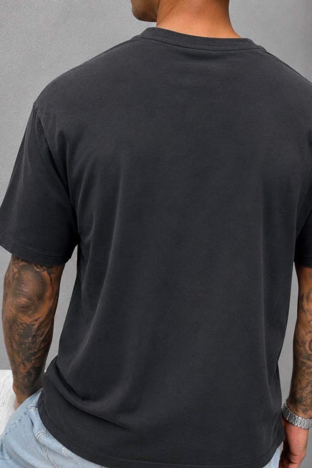 T-Shirt Relax Fit- Μαύρο