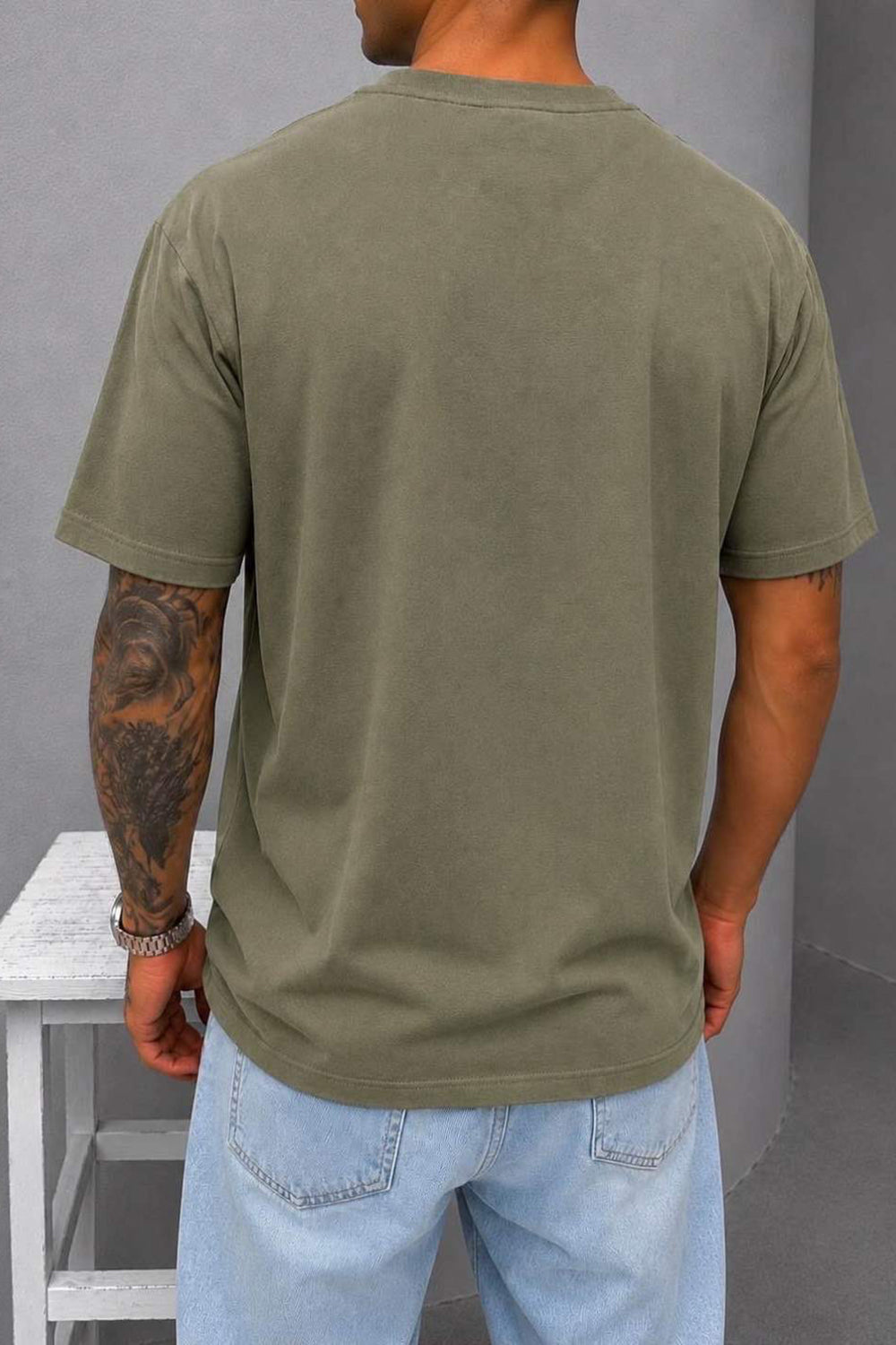 T-Shirt Relax Fit- Χακί