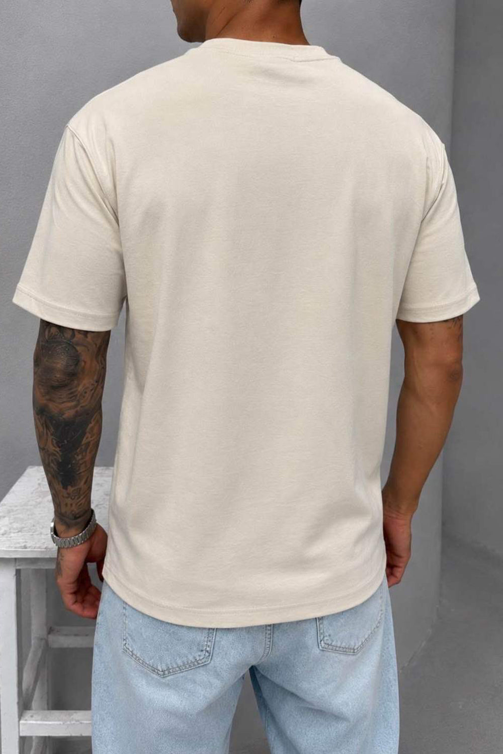 T-Shirt Relax Fit- Μπεζ
