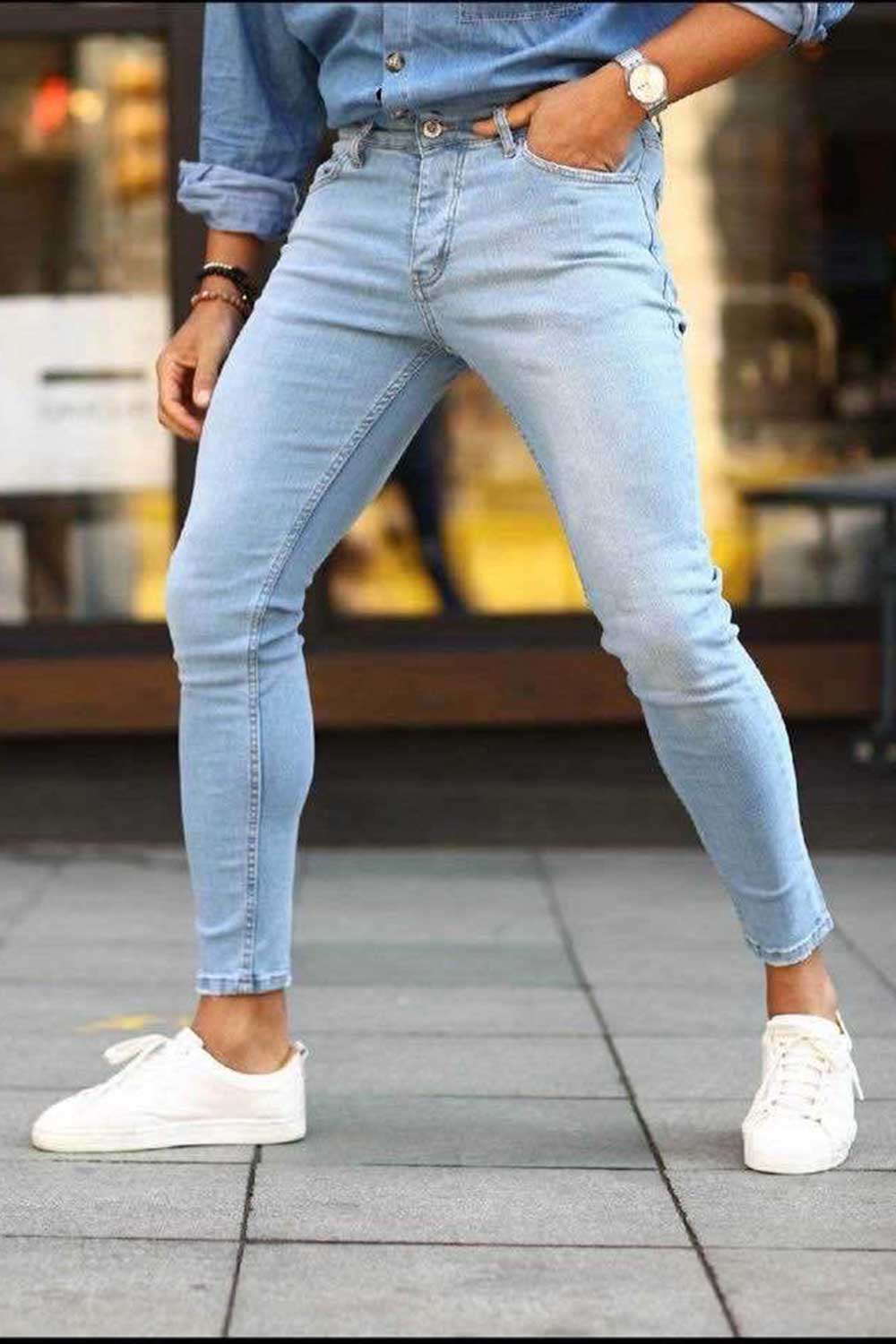 Basic Skinny Jeans- Γαλάζιο