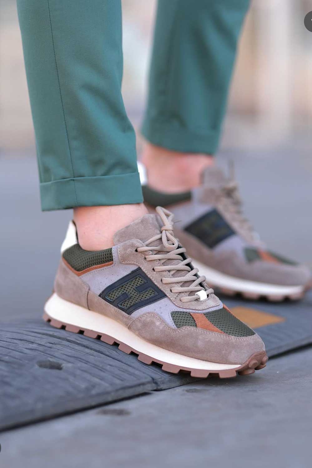 Αθλητικά Παπούτσια Suede Retro Runner Studio – Βιζόν