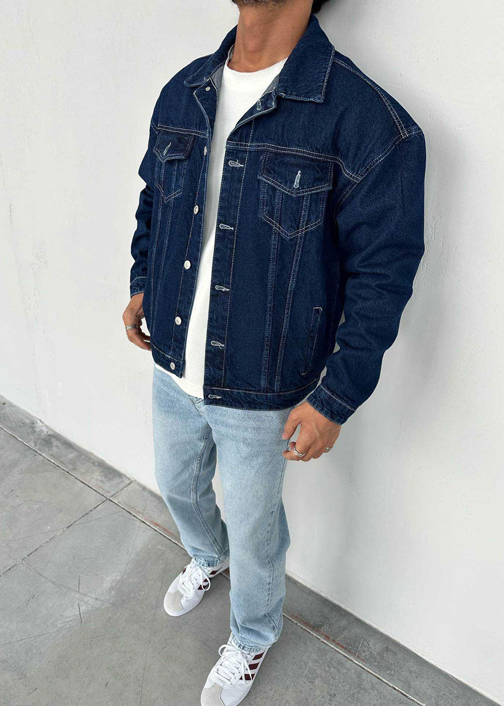 Τζιν Μπουφάν Denim Jacket Relaxed-Fit Boxy – Μπλε