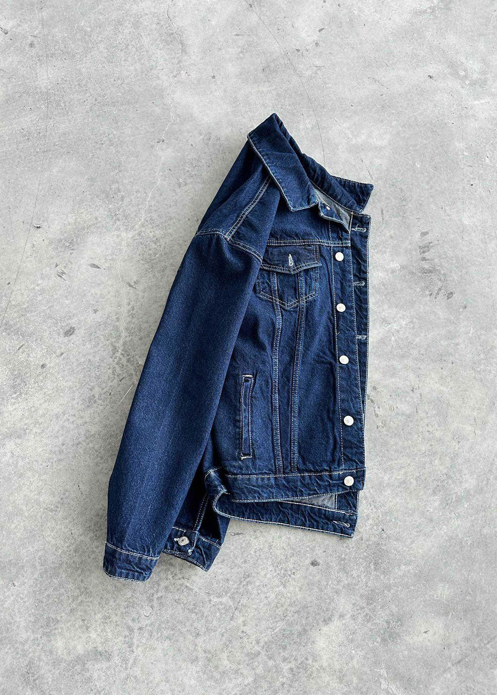 Τζιν Μπουφάν Denim Jacket Relaxed-Fit Boxy – Μπλε – 5
