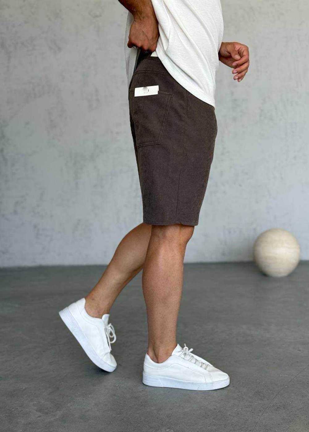 Βερμούδα Denim Soft-Touch Studio –Μπεζ Βιζόν – 2
