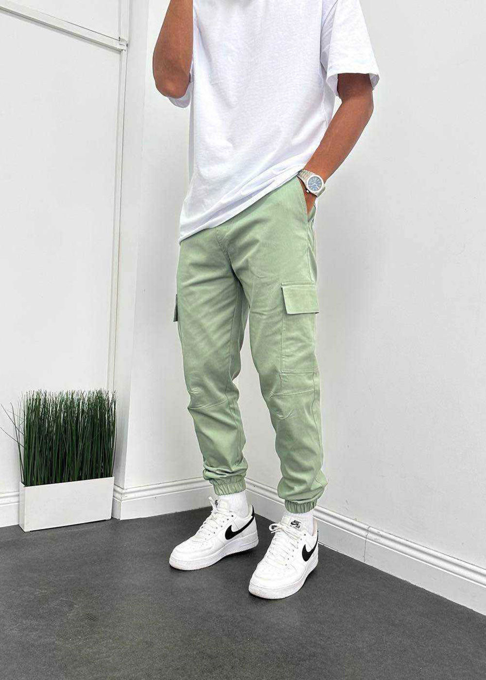 Παντελόνι Cargo Jogger Urban Utility – Μιντ – 3