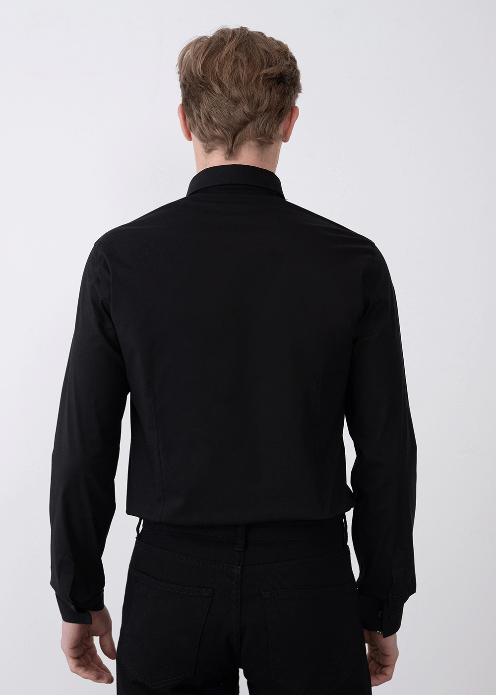Πουκάμισο  Slim fit   – Μαύρο – 3