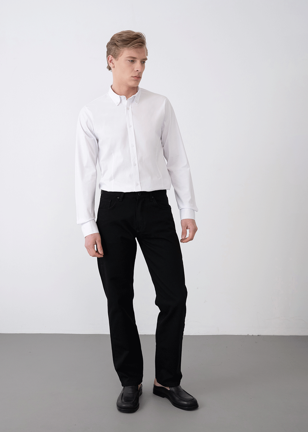 Πουκάμισο  Slim fit   – Λευκό – 4