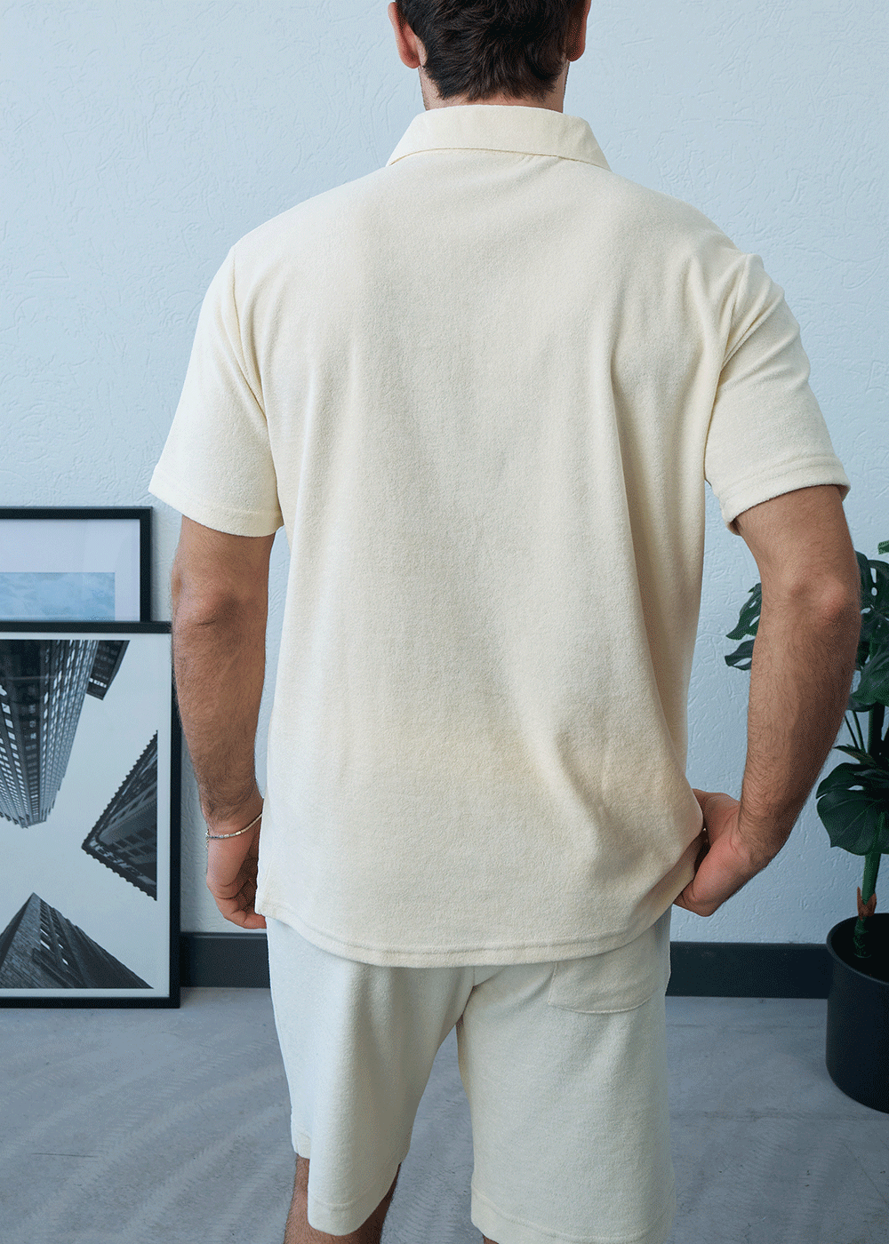 Πετσετέ Σετ Co-ord Terry Studio – Εκρού – 6