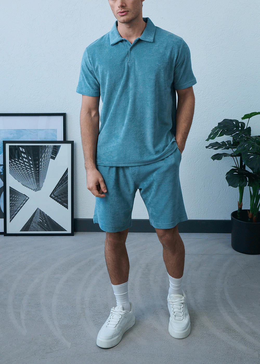 Πετσετέ Σετ Co-ord Terry Studio – Μιντ – 8