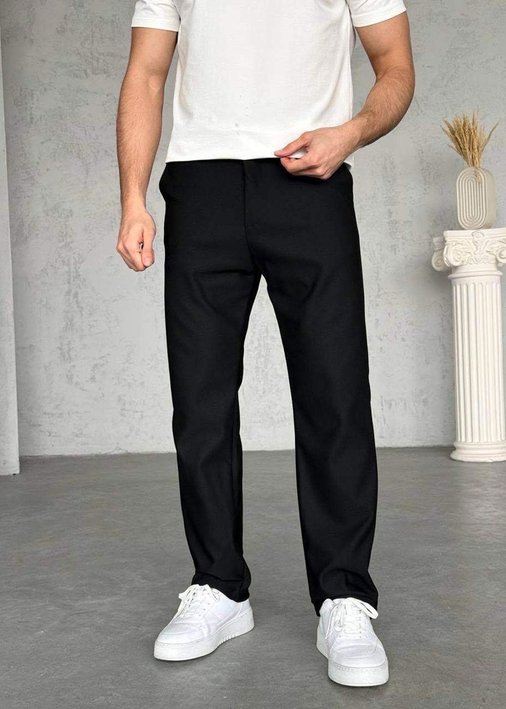 Παντελόνι Tech-Ottoman Comfort Studio – Μαύρο – 4