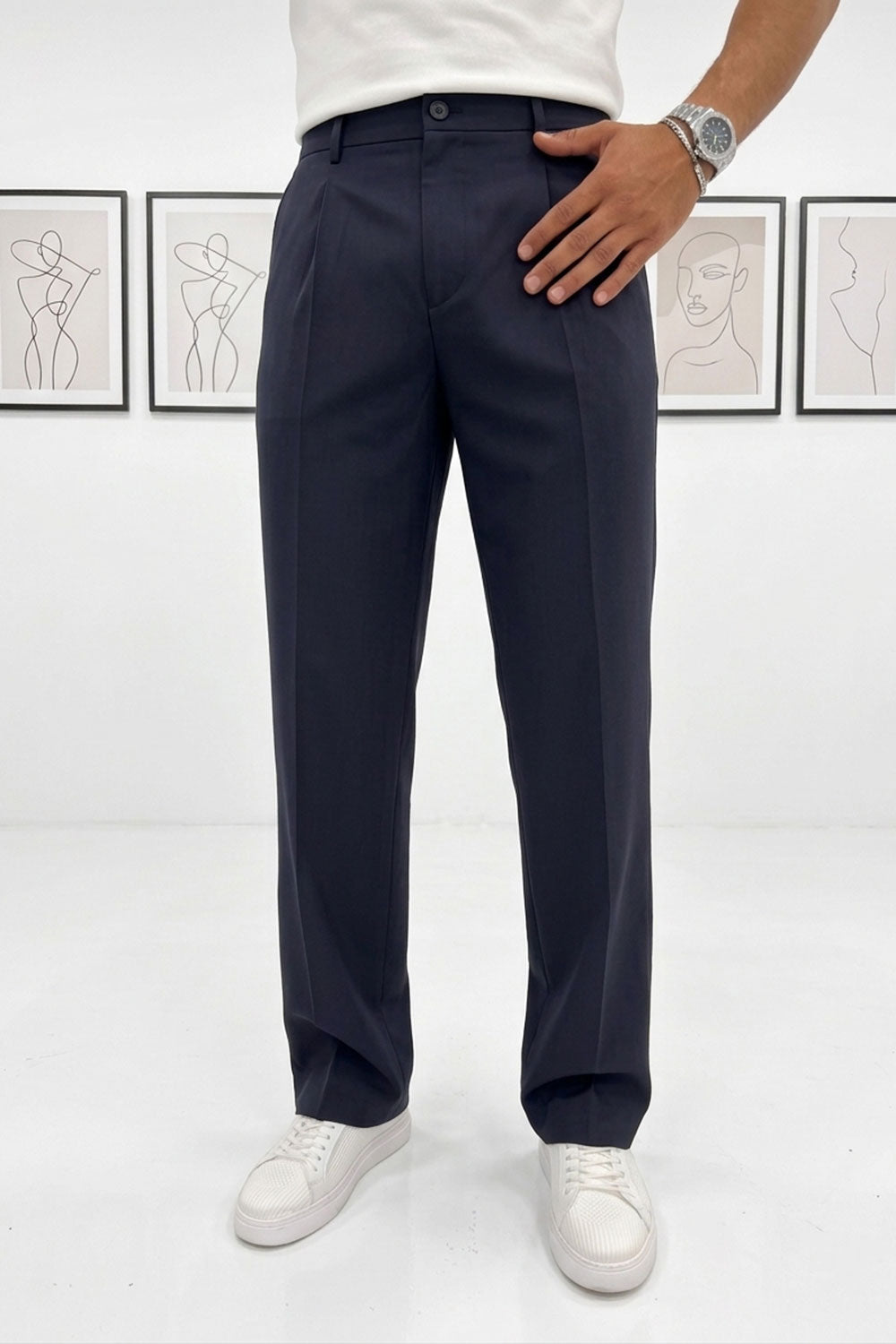Oversized Suit "AGIBOSS" – Dark Blue