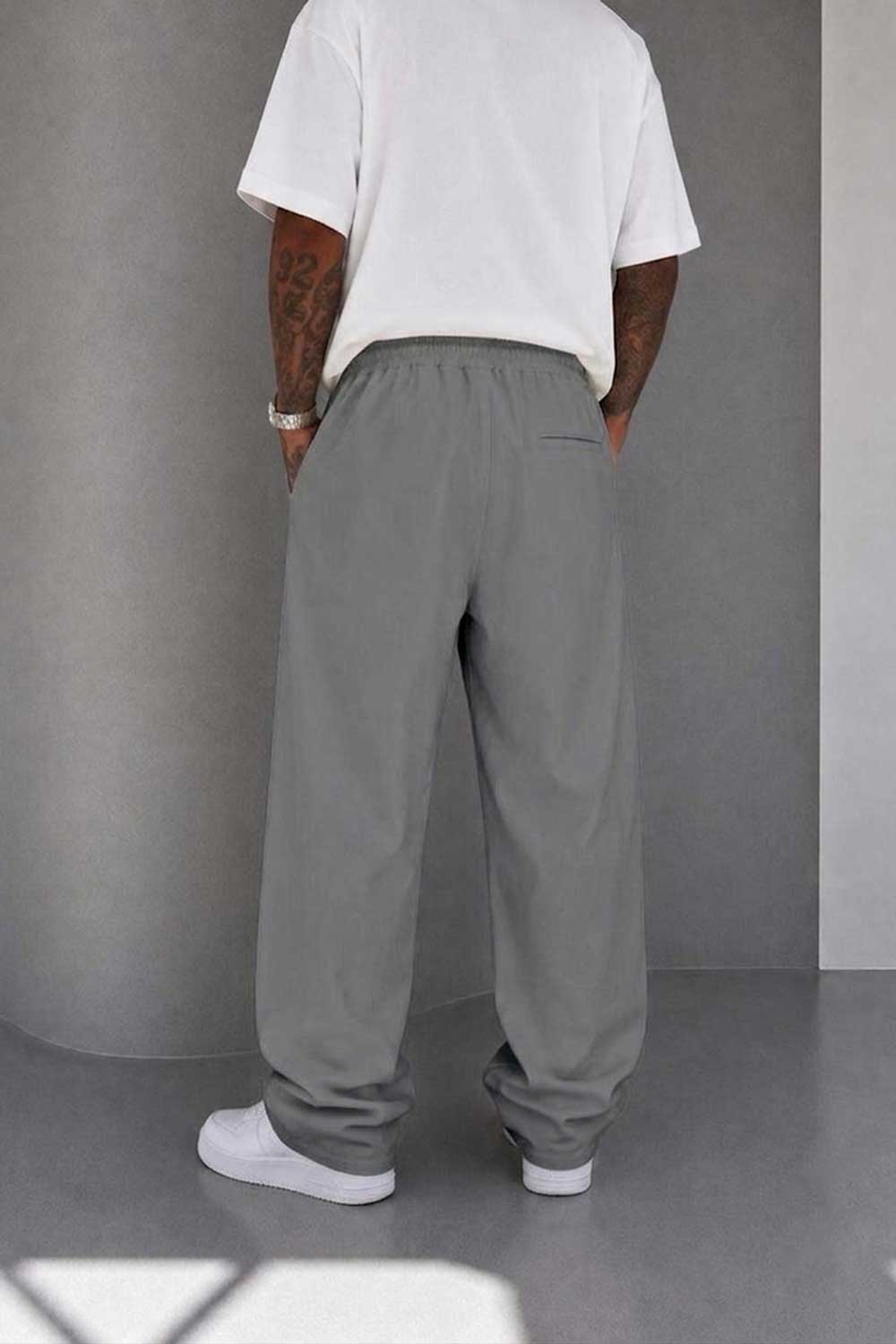 Παντελόνι Cotton Baggy Jogger Studio – Γκρι