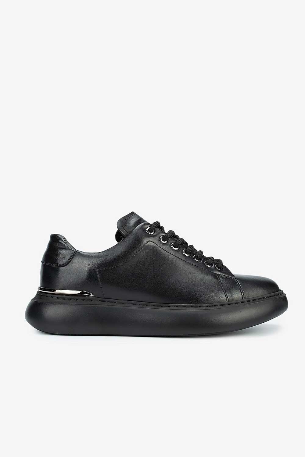 Παπούτσια Leather Urban Sneakers Studio – Μαύρο