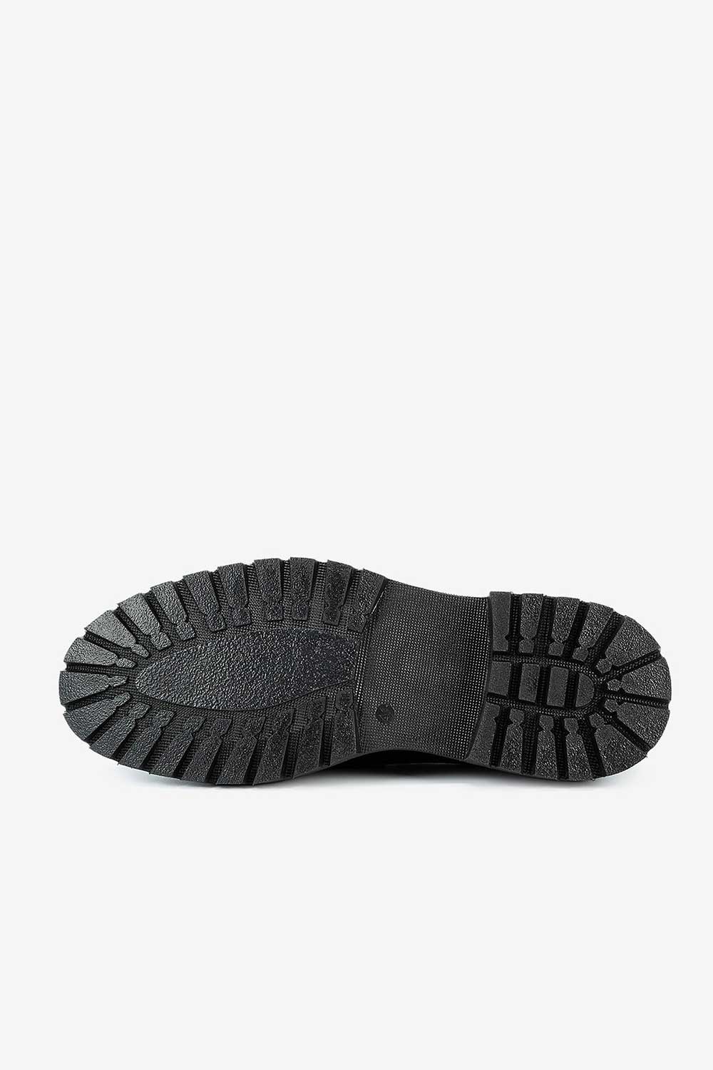 Χειροποίητα Παπούτσια Suede Rock Loafers Studio – Μαύρο