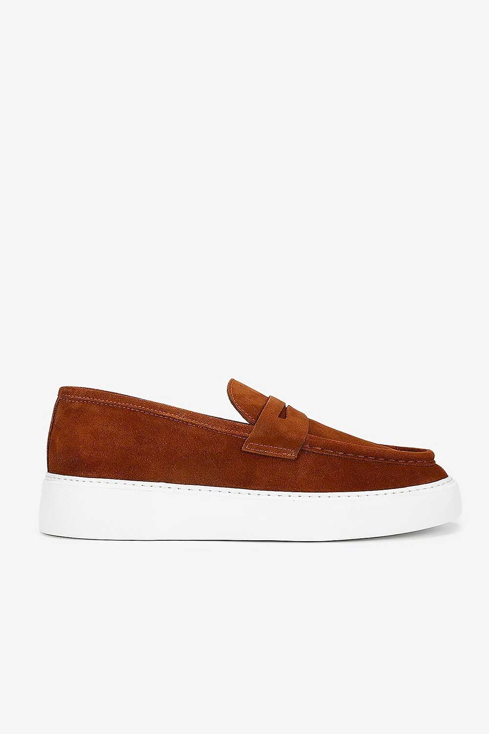 Χειροποίητα Παπούτσια  Suede Urban Loafers Studio – Καφέ