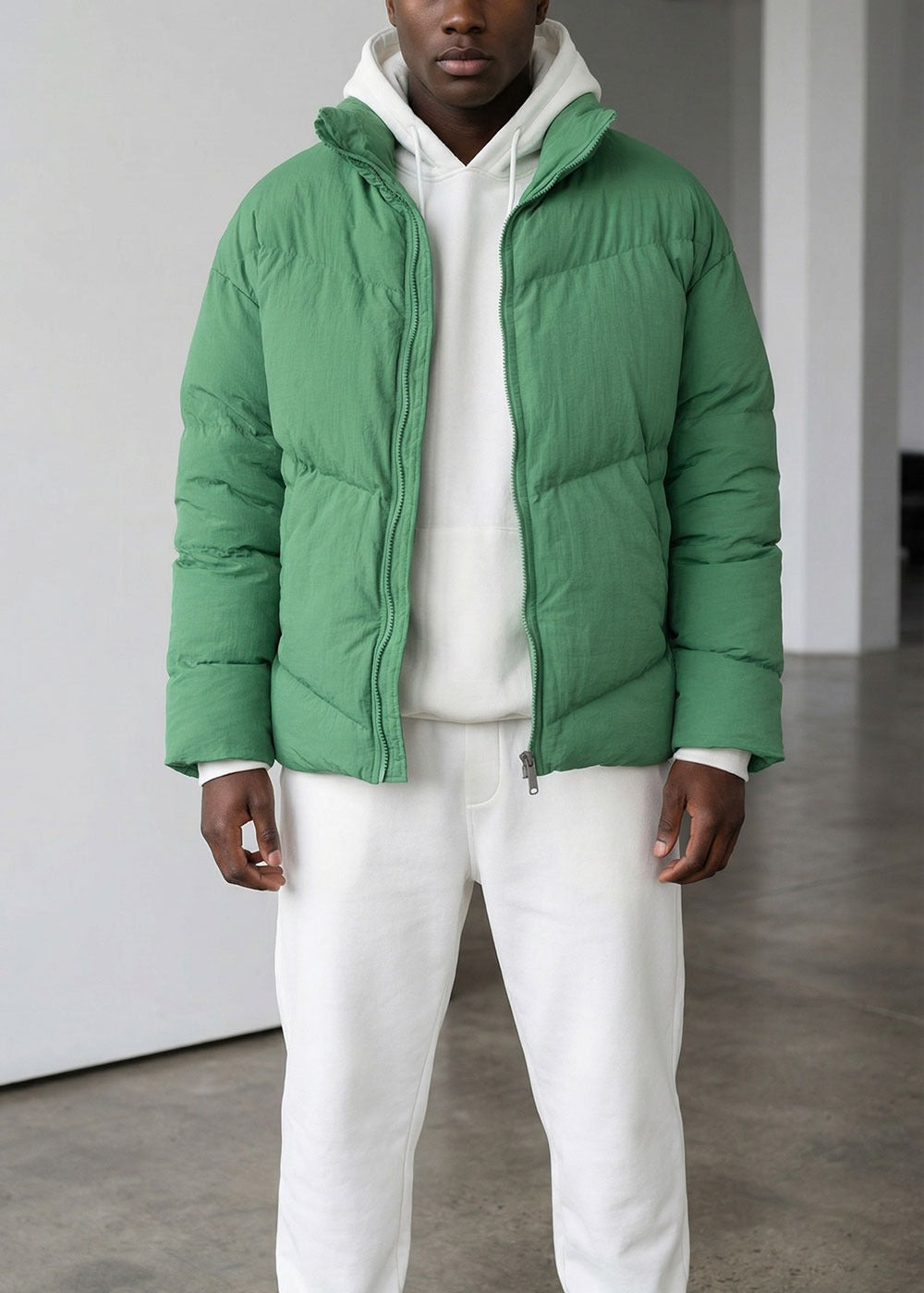 Basic Puffer Πανωφόρι – Πράσινο
